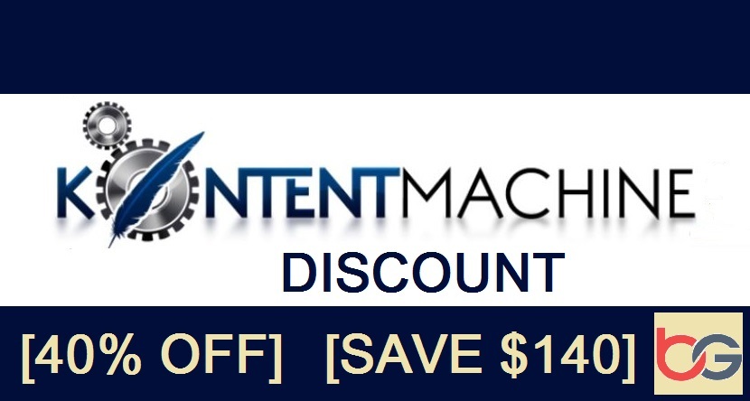 Kontent Machine Discount