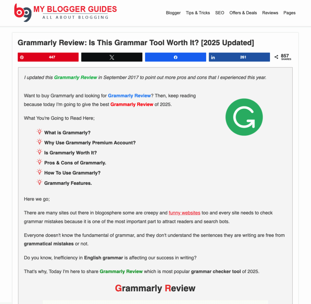 product reviews affiliate link