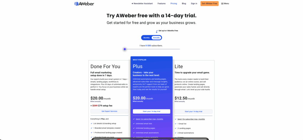 aweber email marketing tool
