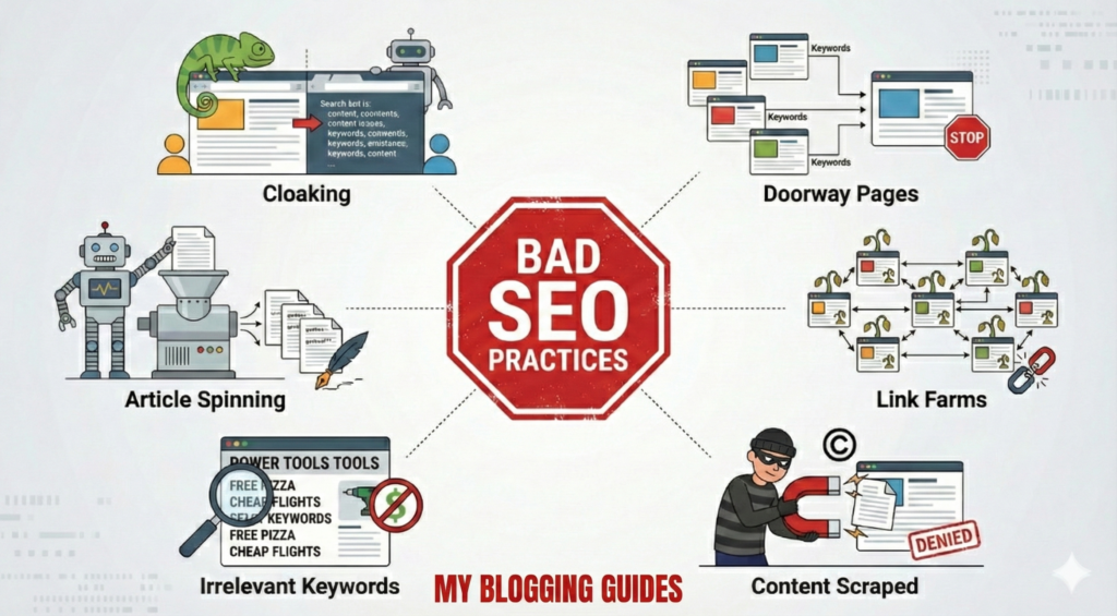 Bad SEO practices