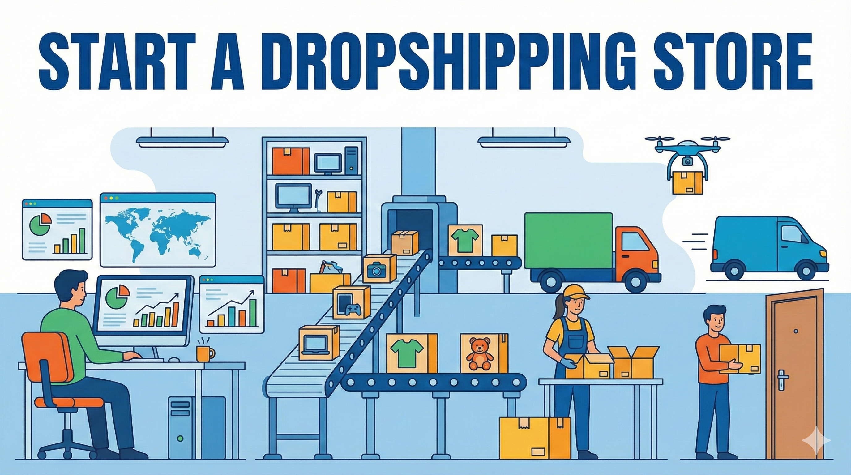 start a dropshipping store