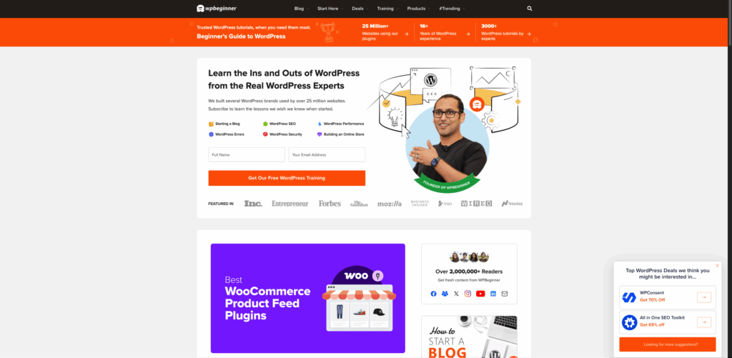 design your homepage