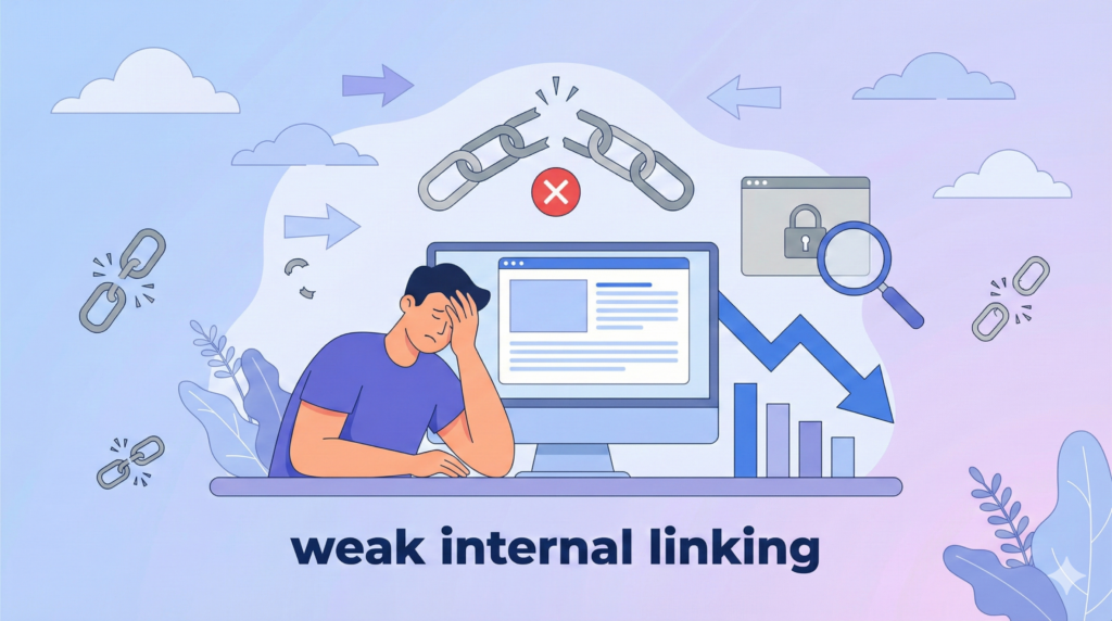 weak internal linking
