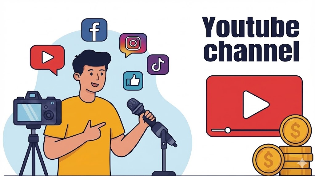 create a youtube channel