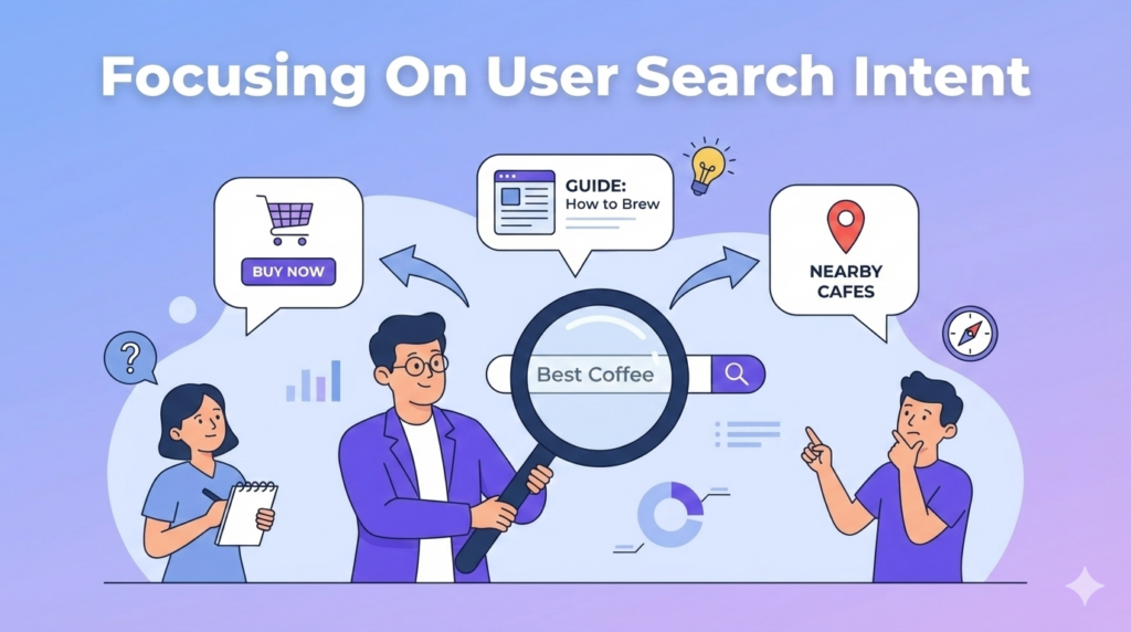 focusing on user search intent