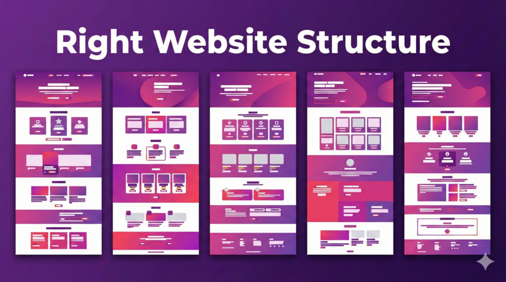 right website structure