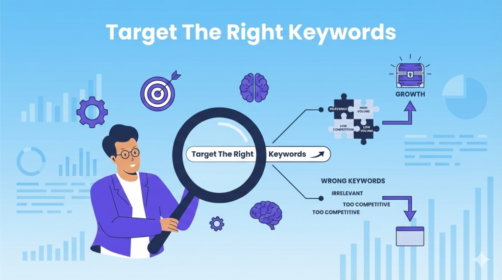 target right keywords
