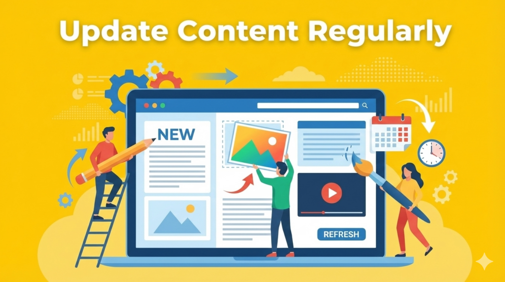 update content regularly
